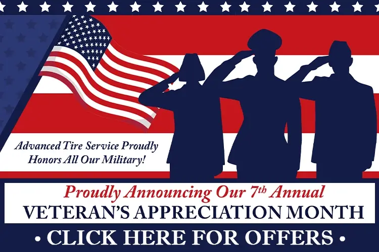 Veterans Appreciation Specials & Coupons Banner